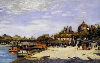 Pierre Auguste Renoir : The Pont des Arts and the Institut de France